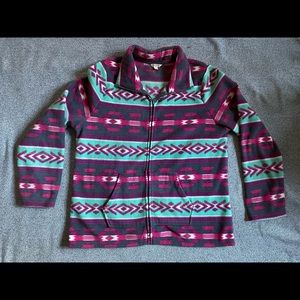 Tribal pattern fleece